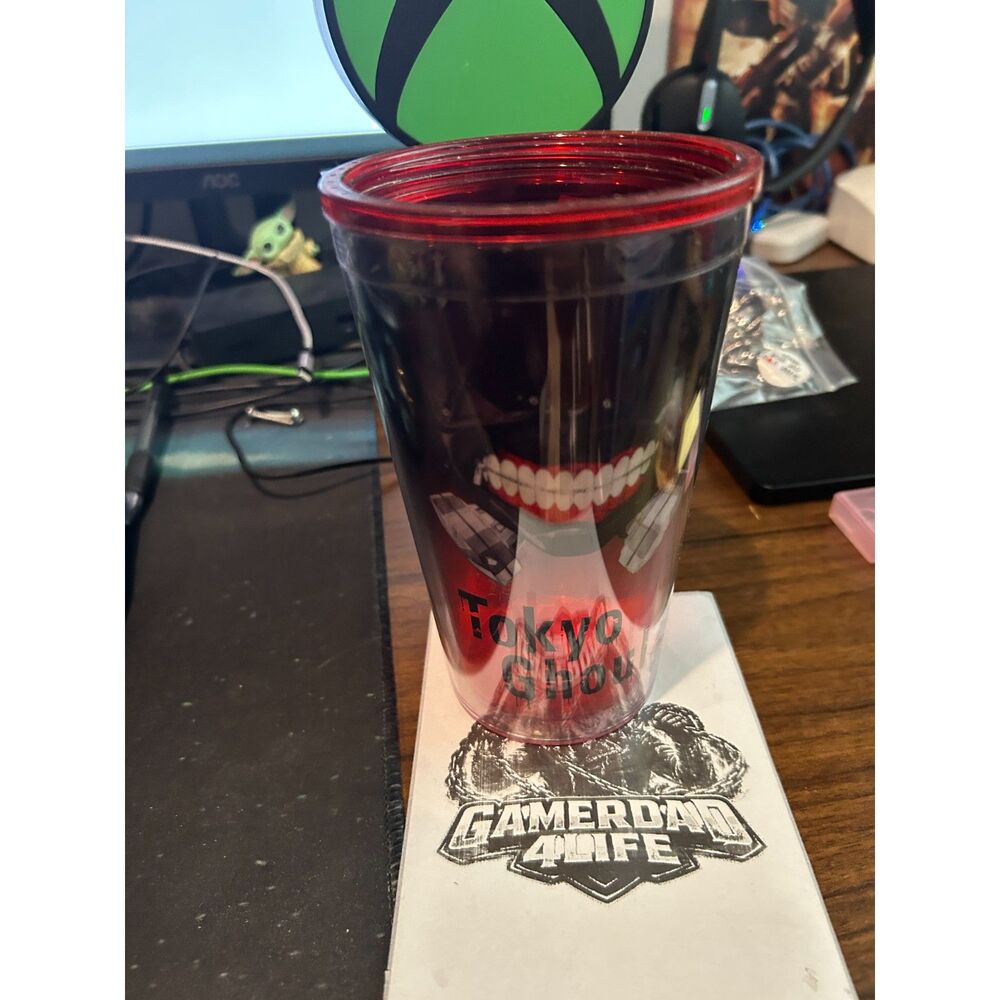 Tokyo Ghoul Ken Kaneki Mask Acrylic Travel Cup - Just Funky